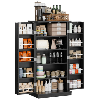 Armoire de rangement Futzca 47 pouces, armoires de cuisine en bois