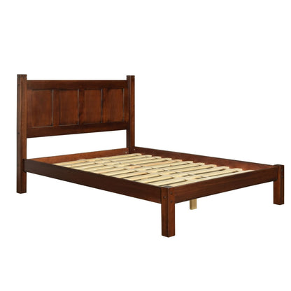 Lit-plateforme à panneaux en bois massif de style Shaker de Grain Wood Furniture