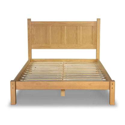 Lit-plateforme à panneaux en bois massif de style Shaker de Grain Wood Furniture