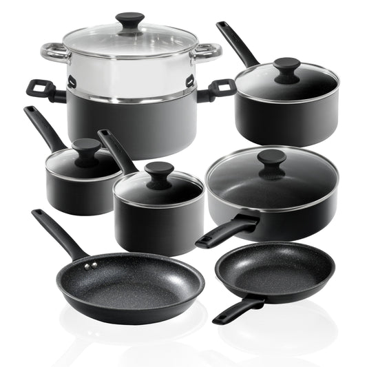 Ensemble de cuisine antiadhésif Granitestone Pro Premier en acier anodisé dur, 13 pièces