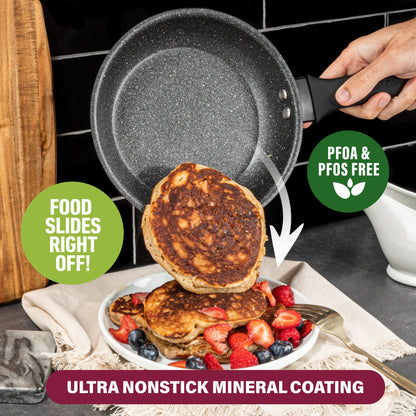 Ensemble de cuisine antiadhésif Granitestone Pro Premier en acier anodisé dur, 13 pièces