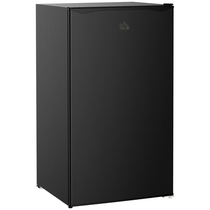 Mini réfrigérateur HOMCOM 3.2 Cu.Ft avec congélateur, réfrigérateur compact à porte simple avec thermostat réglable pour chambre à coucher