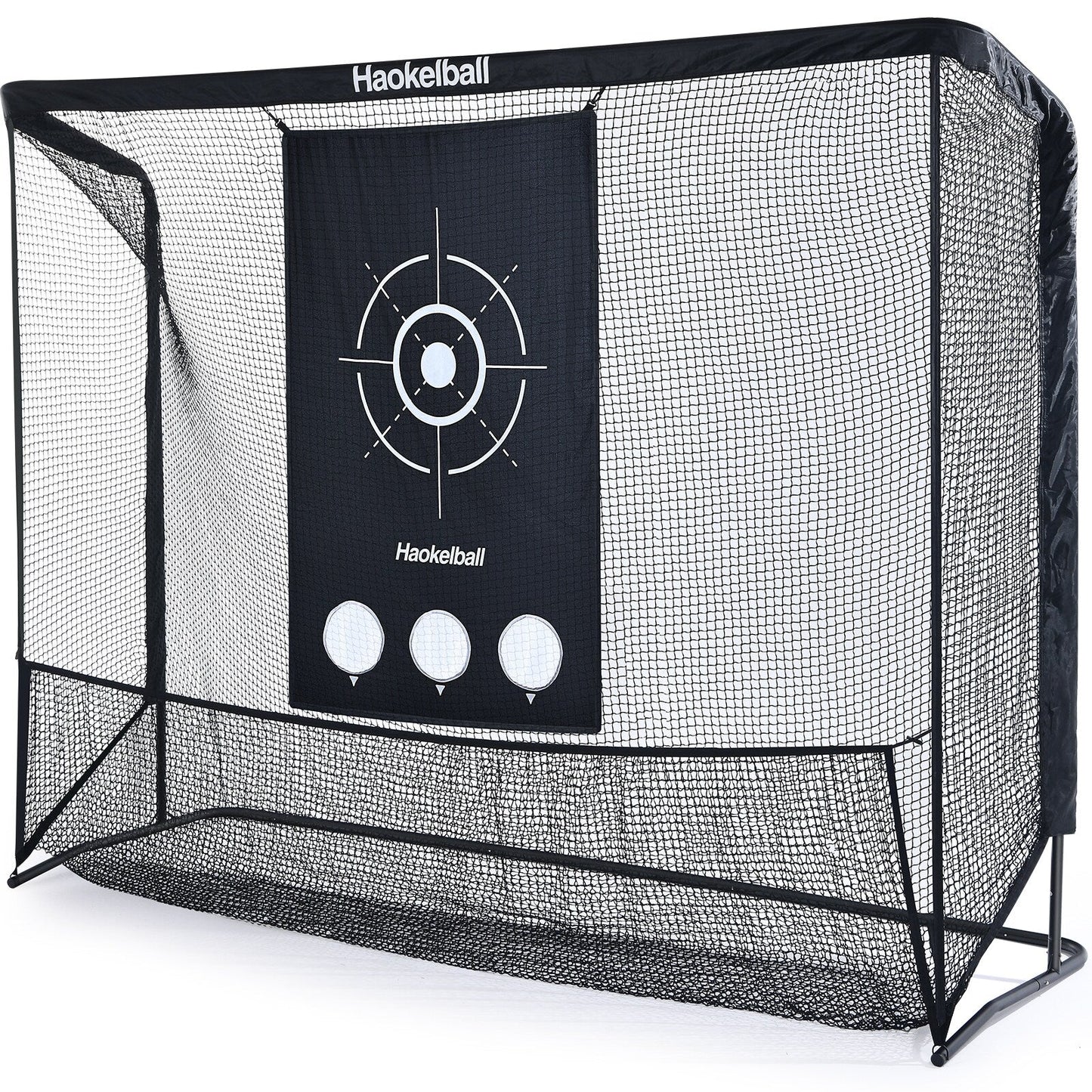 Haokelball Réseau de golf 10x7.5ft, filet d'entraînement de golf avec tissu de cible, filet de frappe de golf robuste