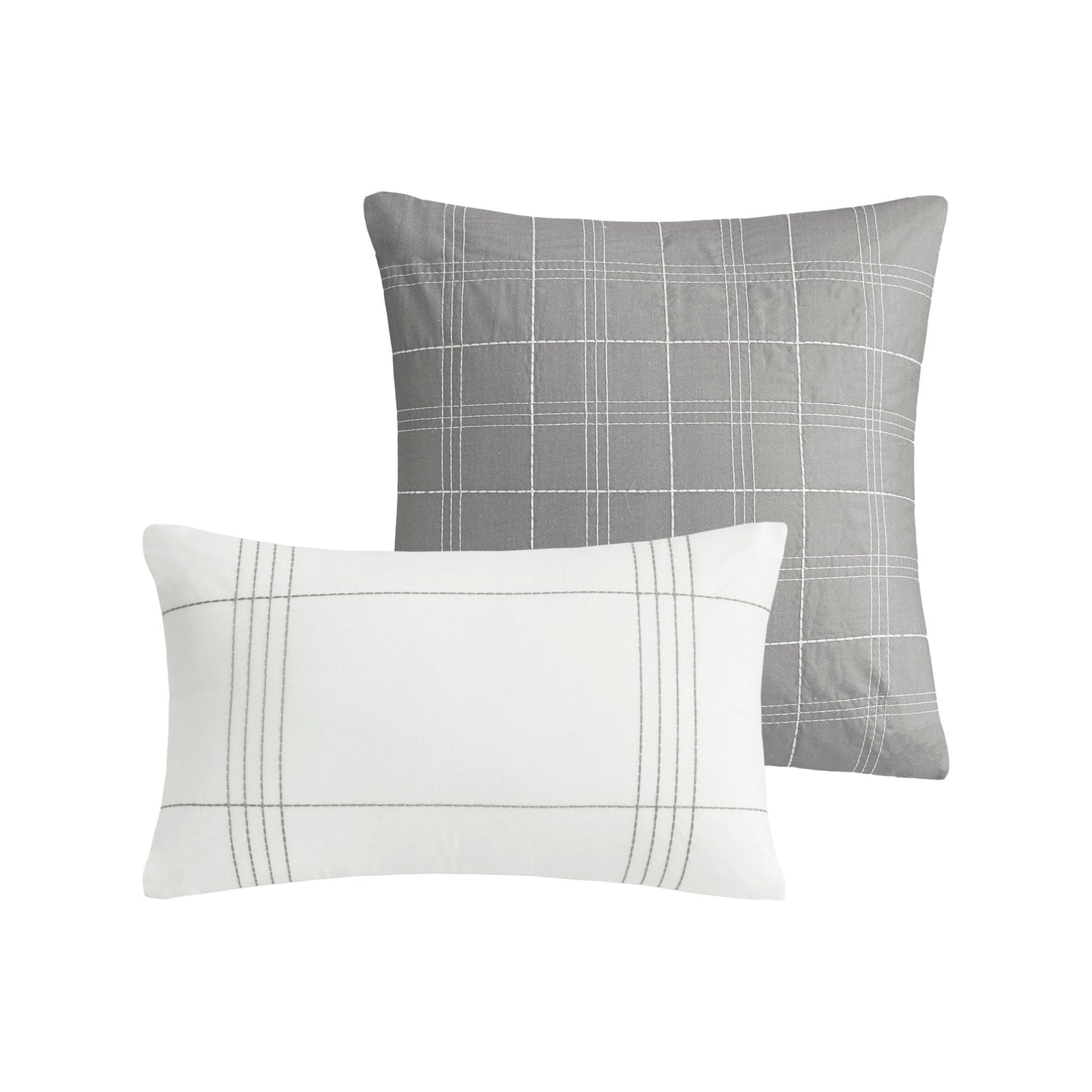 Ensemble de couette surdimensionnée en coton jacquard à 6 pièces Harbor House Morgan