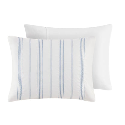 Ensemble de couette surdimensionnée en coton jacquard à 6 pièces Harbor House Morgan