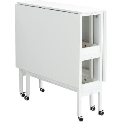 Table d'artisanat à hauteur réglable avec étagères de rangement, table de coupe pliable mobile pour le bureau à domicile, la couture, la salle de loisirs créatives.