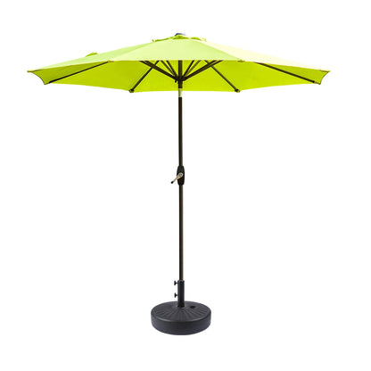Parasol de terrasse Holme de 2,7 mètres et son support de pied