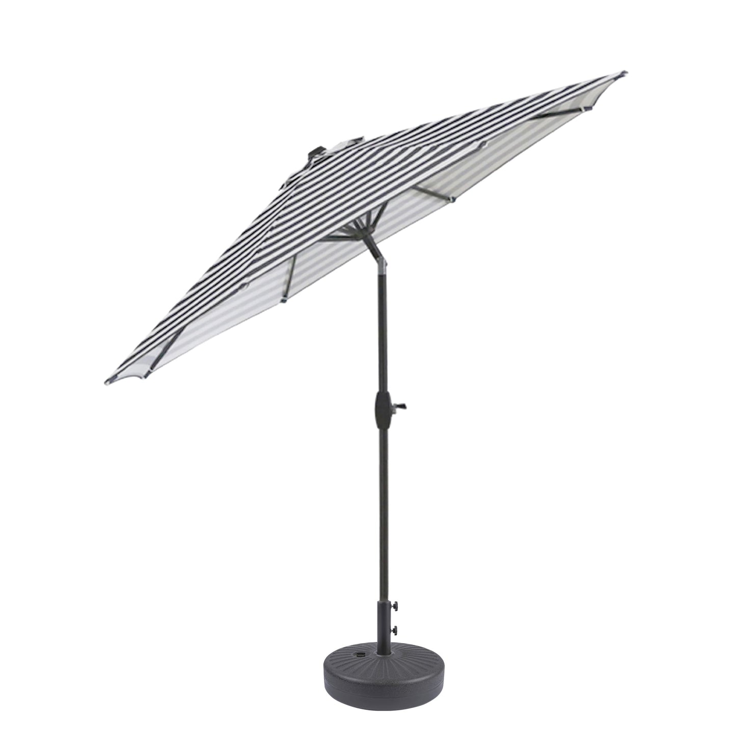 Parasol de terrasse Holme de 2,7 mètres et son support de pied