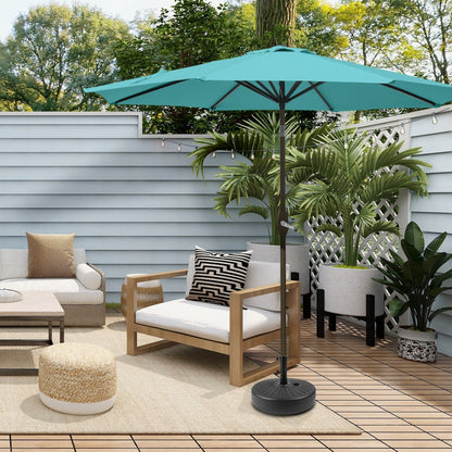 Parasol de terrasse Holme de 2,7 mètres et son support de pied