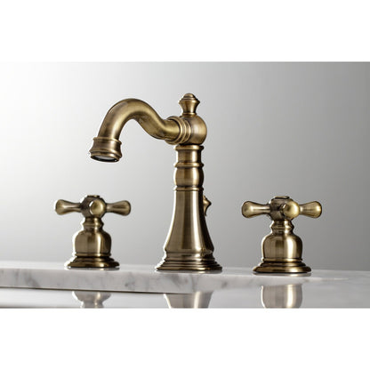 Robinet de salle de bain à large espacement de 8 pouces, style américain classique