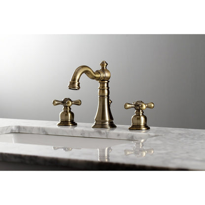 Robinet de salle de bain à large espacement de 8 pouces, style américain classique