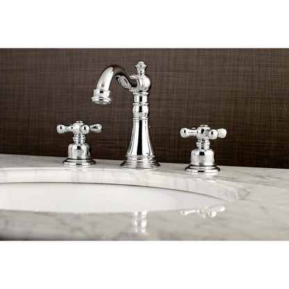 Robinet de salle de bain à large espacement de 8 pouces, style américain classique