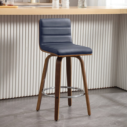 Tabourets de bar/comptoir pivotants en simili cuir 26/29, lot de 2/3