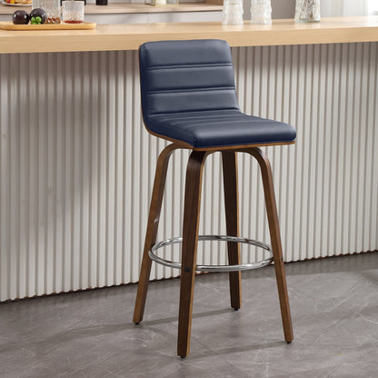 Tabourets de bar/comptoir pivotants en simili cuir 26/29, lot de 2/3