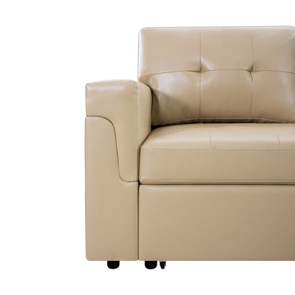 Canapé d'angle convertible et réversible avec lit escamotable, chaise longue avec rangement intégré et pieds robustes.