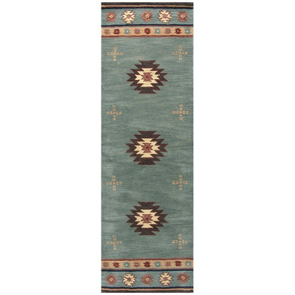 Tapis en laine à poils courts, style sud-ouest, Ryder d'Alora Decor