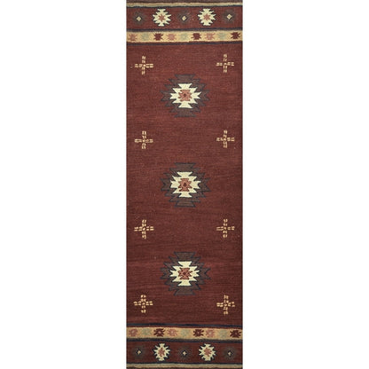 Tapis en laine à poils courts, style sud-ouest, Ryder d'Alora Decor