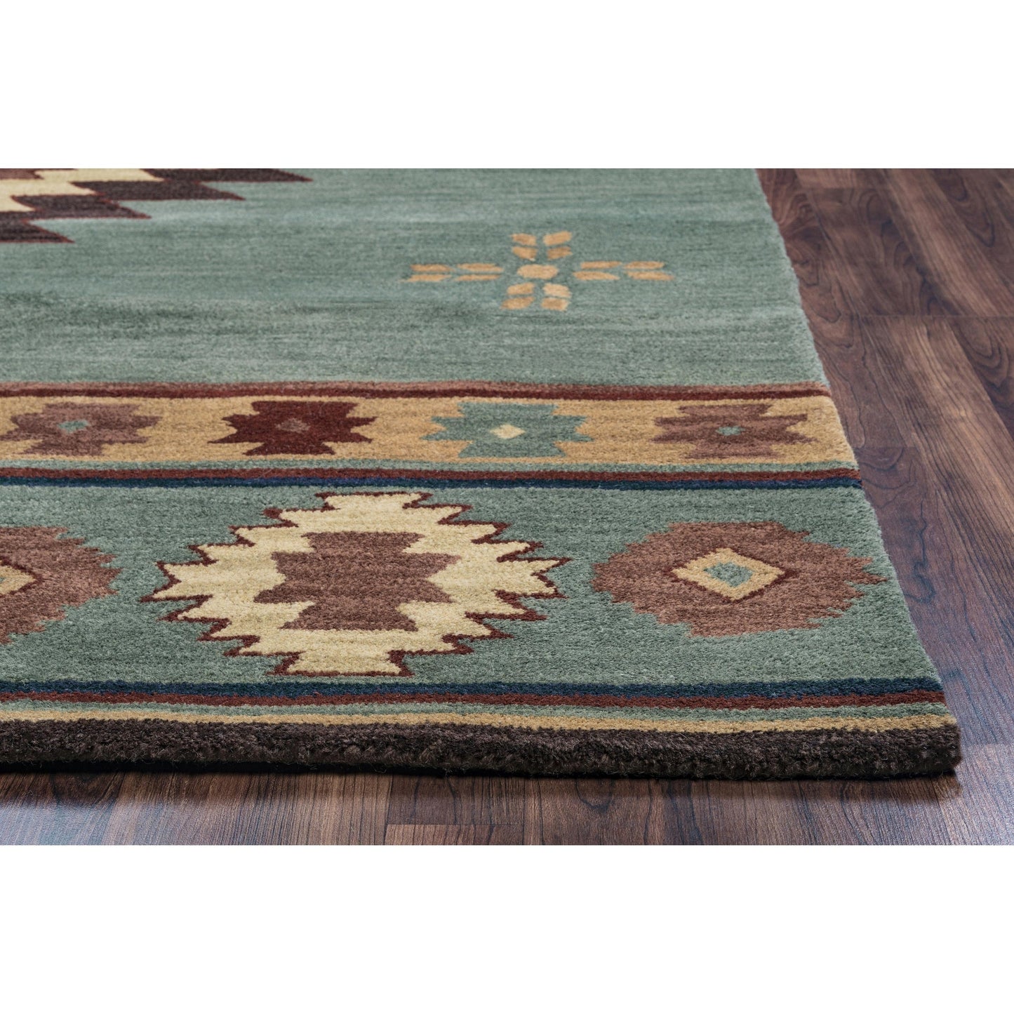 Tapis en laine à poils courts, style sud-ouest, Ryder d'Alora Decor