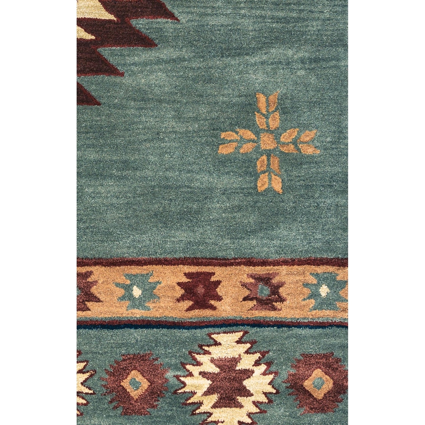 Tapis en laine à poils courts, style sud-ouest, Ryder d'Alora Decor