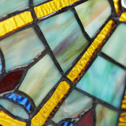 Panneau de fenêtre en verre dépoli victorien de 56 cm de haut de River of Goods