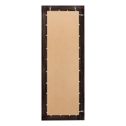 Grand miroir mural en bois rustique style farmhouse - 65x24